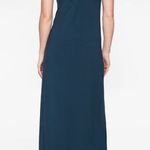 Athleta  Petite Dark Blue Getaway Knit Maxi Dress Sz MP Photo 0