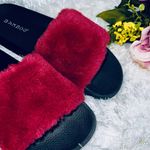 Bamboo Faux Fur Slides Photo 7