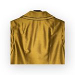 Vintage: Gentry ๐ก Handmade 3 Button Duponi Silk Coat ๐ก Metallic Goldenrod ๐ก Size M Photo 5