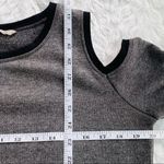 Rachel Roy Cold Shoulder sweatshirt dress Gray Size M Photo 5