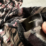 The Limited Y2K  Women's Patterned Nylon Mesh T Shirt Top sz S Small Ruffled Neck Photo 10