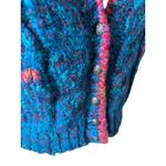Liz Claiborne Vintage 90s  Knit Wool Sleeveless Sweater Vest in Blue SIze Medium Photo 1