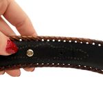 Nocona Women’s Leather Braided Western Cowgirl Belt size 38 Black Photo 3