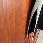 Talbots Sweater Vest Tie Front Long Black Size Large Photo 4