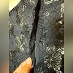 H&M Women’s Elegant Floral Lace Long Sleeve Top Classic Sheer Chic Blouse Large Photo 7