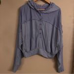 FREE PEOPLE‎ MOVEMENT Windy Meadow Hoodie Blue Photo 1