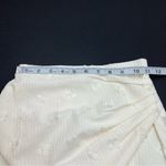 Storia  Pure Daisy‎ Floral Applique Mini Skirt Cream Womens Size XS Preppy NEW Photo 3