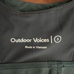 Outdoor Voices  Tech Sweat Criss Cross Key Hole Sports Bra Green Size Small Photo 2