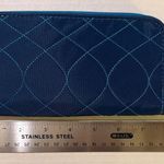 Travelon NWT RFID Blue w White Stitching Travel Wallet Photo 1