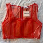 superdown new with tag revolve  katrina red sheer bustier tank top Photo 0