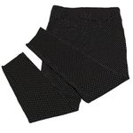 Soho Apparel  Ltd. Black & White Dots Stretch Legging Pants ~ Women's MEDIUM Photo 0