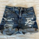 American Eagle Outfitters Ripped Jean Shorts Photo 0