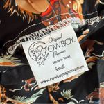 NWT Original Cowboy Pajamas 100% Cotton Rodeo Print PJ Short Set XS/S Black Photo 8
