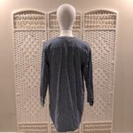 Joie  Alannie in Chambray Lightweight 100% Cotton Striped LongSleeve Dress Medium Photo 5