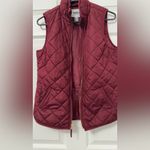 Old Navy  Maroon Quilted Vest Photo 3
