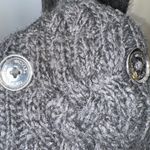 Michael Kors  Gray Cable-Knit Scarf Photo 1