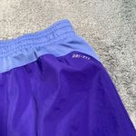 Nike Women's Athletic Shorts in Purple and Light Blue Photo 8