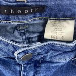 Theory Blue Medium Wash Straight Leg Jeans Photo 18