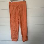 Athleta Women’s 8 Orange Cabo Linen Pants Summer LagenLook Minimalist Photo 1