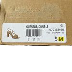 Vince braided leather “Quenelle” slingback heeled strappy sandals in “dune” tan Photo 11