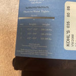 Vera Wang NWT SIMPLY VERA  BROWN TIGHTS Photo 1