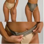 Good American Women’s Good Waist Reversible High Shine Cheeky Bikini Swim Bottom Photo 1