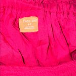 Free People NEW  Taking Sides Tiered Cotton Maxi rose bright pink Dress sz S Photo 5