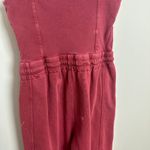 FREE PEOPLE Movement Inbound Onesie Stretch Jumpsuit in Crimson Size Small Red Photo 6