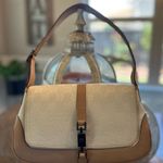 Gucci Jacki ivory and tan shoulder bag Photo 0