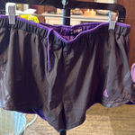 Adidas  Black Shorts with Purple Trim Photo 0