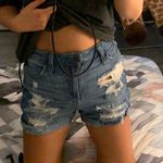 Hollister Curvy Ultra High Rise 3in Advanced Stretch Jean Shorts Photo 0