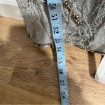 NWT ARRANGE Illusion Beaded Dress Bridal Silver Size 0 column maxi dress size 6 Photo 4