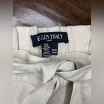 Ellen Tracy  natural 100% Linen pants sz XL Photo 2