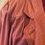 Vintage Jasmin Jonquet Rust Leather Jacket Genuine Cowhide Slouchy 80s Euro Chic Red Size M Photo 4