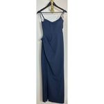 Chiara Boni  La Petite Robe Dotai Strapless Gown in Arctic Blue Size IT 42 / US 6 Photo 4