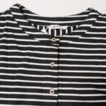 Striped Jumpsuit NWT Womens XL Cicy Bell Wide Leg Stretch Comfortable Black Photo 5