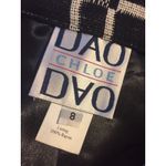 #23 Black and Ivory Chloe Dao Geometric Textured Linen Blend Pencil Skirt, Sz: 8 Photo 2