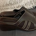 Aerosoles  Brown Leather Mules Size 8.5W Photo 1