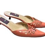 Carlos Falchi women’s pink kitten heels shoes size 8.5 B SKU 3826 Photo 2