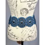 8 Other Reasons  Montana Stallion Belt Studded Blue Denim 43" Photo 13