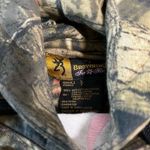 Browning Y2K Camo Hoodie SM WMNs Pink Embroidered Buck Logo Vintage Camoflauge Photo 2