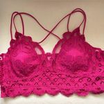 Zenana Outfitters NWOT Hot Pink Top Lace Bra Size 3X Photo 0