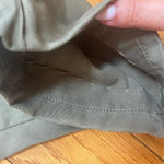 Loft  Lyocell khaki olive green cargo baggy pants drawstring waist joggers Sz M Photo 4