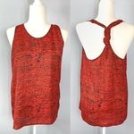 Carven Orange and Black Twist Racerback Top SZ L Size L Photo 1