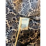 Willow Drive Boho Wide Leg Flowy‎ Pants Medium Elastic Waist Stretch Blue Church Photo 4