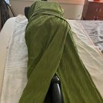 ASOS  Olive Green Textured Midi Dress Photo 8