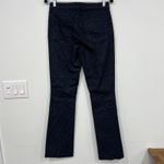 L'Agence  Womens Pinstripe Denim 28 Blue Cotton Blend Straight Leg Photo 2