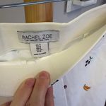 Rachel Zoe NWT White Pull-on Pants with Colorful Fruit Print Size 4 Photo 3
