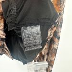 Steve Madden NEW Hollis Brushstroke Chiffon Blouse Top Black Tan Women's S Photo 8