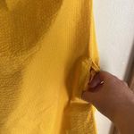 Cuyana  Seersucker Twisted Shoulder Dress Daffodil Photo 8